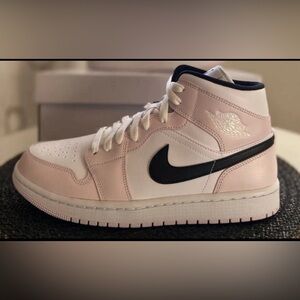 Jordan 1 mid barely rose